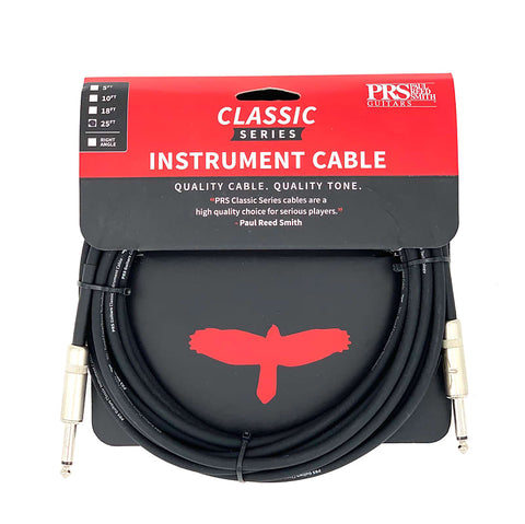 PRS Classic Series Instrument Cable - 25' Straight-Straight - Authorized Dealer!