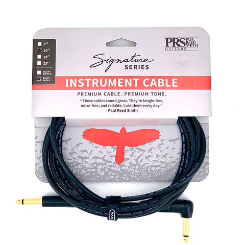 PRS Signature Series Instrument Cable - 10' Angle-Straight - Authorized Dealer!