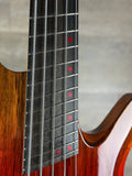 Kiesel VM59K Vanquish Multiscale 5-String Bass – Custom Shop Umber Fade to Crimson Red – Mint