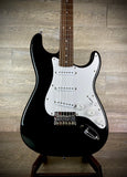Squier by Fender Stratocaster – Black w/ White Pickguard (USED-Mint)