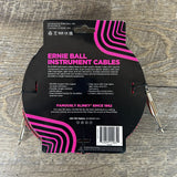 Ernie Ball Braided Instrument Cable 18’ Straight/Straight 1/4”-1/4” Red/Black