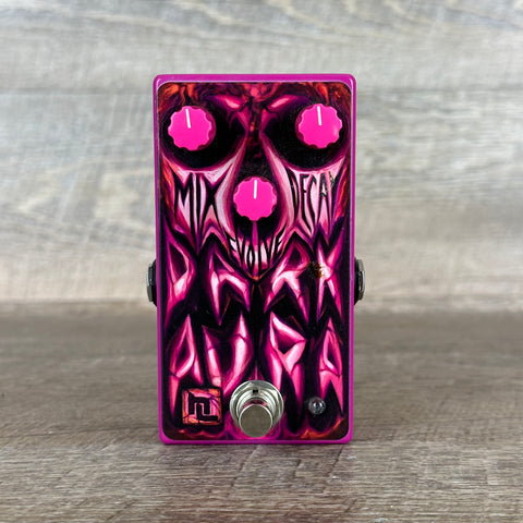 Haunted Labs Dark Aura Modulated Reverb Pedal - Limited Edition Pink - Used