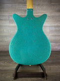 Danelectro DC-3 Aqua Sparkle 1999 - Used