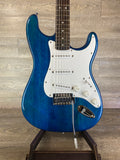 Squier Standard Series Stratocaster FMT – Transparent Blue - USED