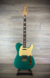 Squier 40th Anniversary Stratocaster Gold Edition - Sherwood Green Metallic - USED