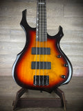 Amazon "F-Style" Lightweight 4-String Electric Bass Sunburst USED