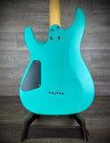 Schecter C-6 Deluxe - Satin Aqua USED