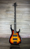 Amazon "F-Style" Lightweight 4-String Electric Bass Sunburst USED