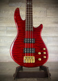 LTD ESP C-304 Electric Bass Made in Korea See-Thru Red - 2003 - Used