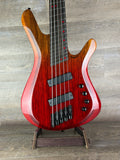 Kiesel VM59K Vanquish Multiscale 5-String Bass – Custom Shop Umber Fade to Crimson Red – Mint