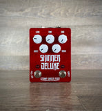 Stomp Under Foot Skinner Deluxe Red Distortion / Overdrive Pedal - USED