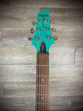 Schecter C-6 Deluxe - Satin Aqua USED