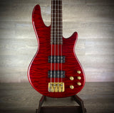 LTD ESP C-304 Electric Bass Made in Korea See-Thru Red - 2003 - Used