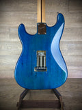 Squier Standard Series Stratocaster FMT – Transparent Blue - USED