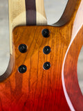 Kiesel VM59K Vanquish Multiscale 5-String Bass – Custom Shop Umber Fade to Crimson Red – Mint