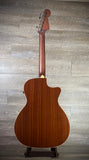 Fender California Newporter Player Acoustic-Electric Guitar Left-Handed - Natural - Used