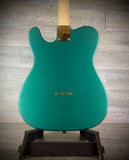 Squier 40th Anniversary Stratocaster Gold Edition - Sherwood Green Metallic - USED