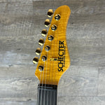 Schecter California Classic Solidbody Electric Guitar - Trans Amber