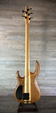 Carvin LB75 5-String Active Bass – Natural Finish (Made in USA) Hardshell Case – USED