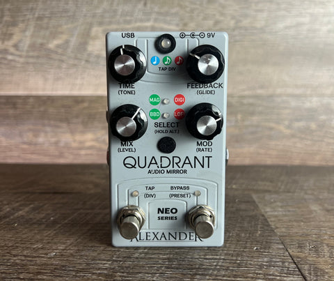 Alexander Pedals Quadrant Audio Mirror Delay - Used