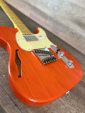 G&L Tribute ASAT Classic Bluesboy Semi-Hollow - Clear Orange