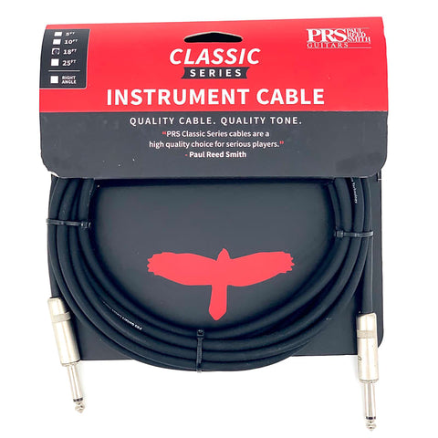 PRS Classic Series Instrument Cable - 18' Straight-Straight - Authorized Dealer!