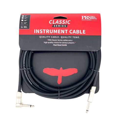 PRS Classic Series Instrument Cable - 25' Angle-Straight - Authorized Dealer!