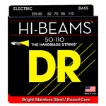 DR Strings ER-50 Hi-Beams .050 - .110 Heavy Gauge Stainless Steel Bass Guitar Strings - Free Shipping!