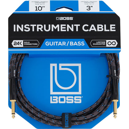 Boss BIC-10 Straight to Straight Instrument Cable - 10 foot